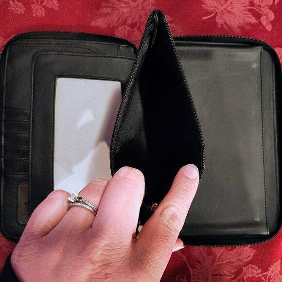 Laura Jones Zip Around Large Wallet, Used - Picture 3 of 15